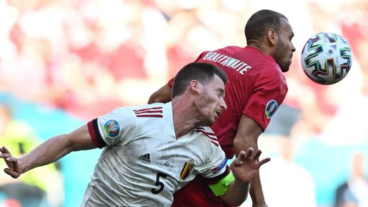 Martin Braithwaite of Denmark